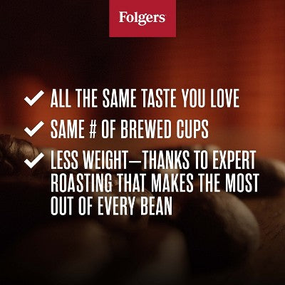 Folgers Classic Roast XL Medium Roast Coffee - 33.7oz