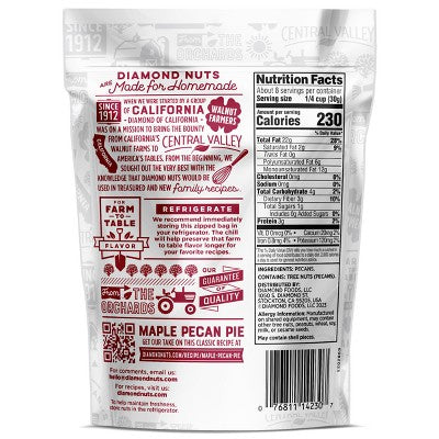 Diamond of California Chopped Pecans - 8oz