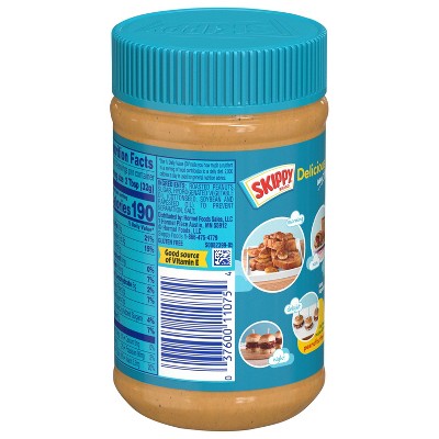 Skippy Creamy Peanut Butter - 16.3oz: Gluten-Free, No Artificial Colors, No Preservatives