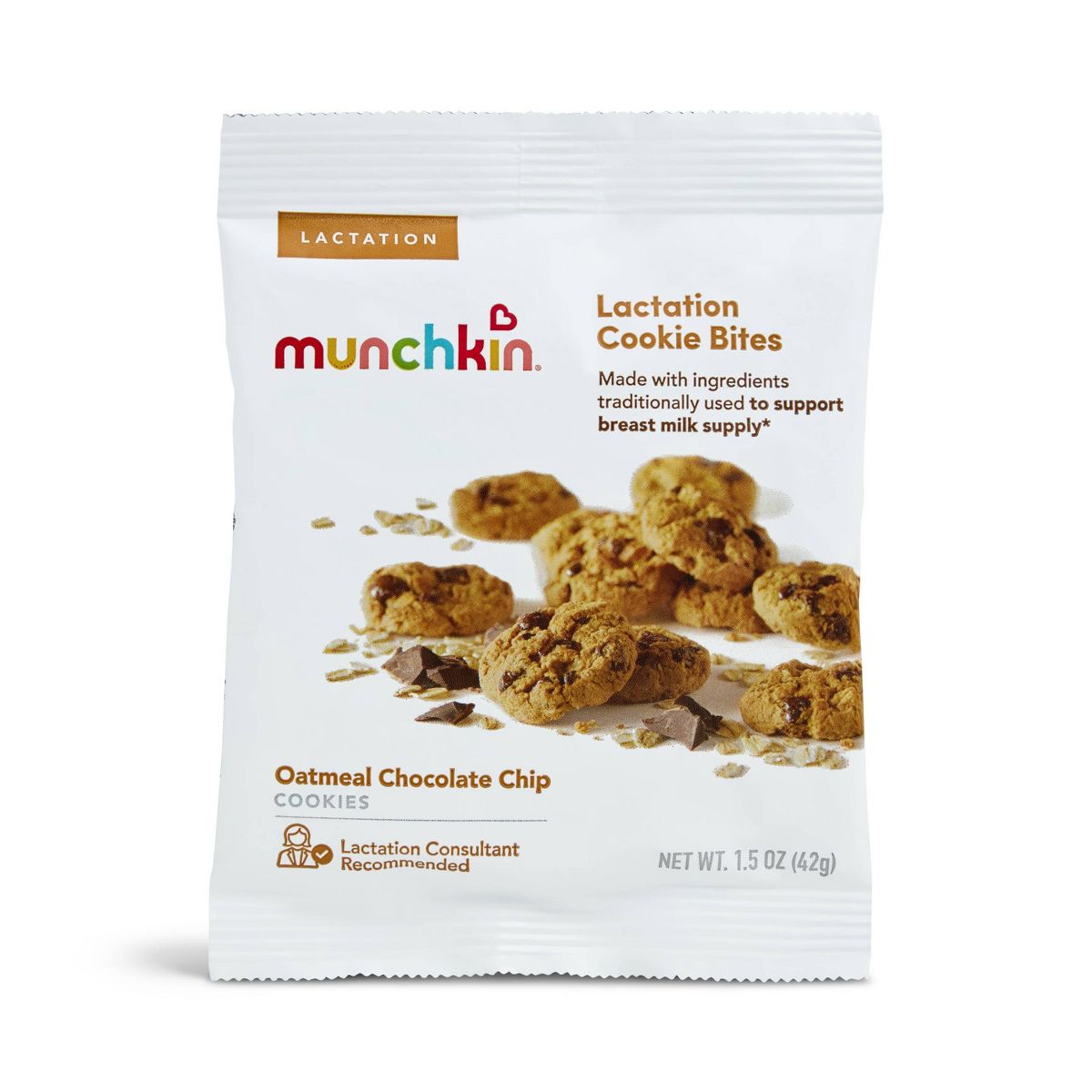 Milkmakers Oatmeal Chocolate Chip Lactation Cookie Bites, 2 oz