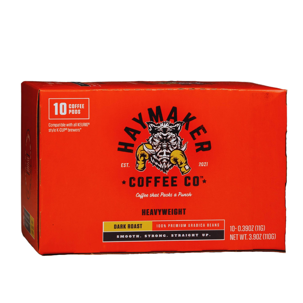 Haymaker Coffee Dark Roast Coffee Pods - 60ct