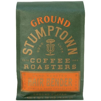 Stumptown Hair Bender Ground Medium Roast Coffee - 12oz: Arabica Beans, Citrus & Dark Chocolate