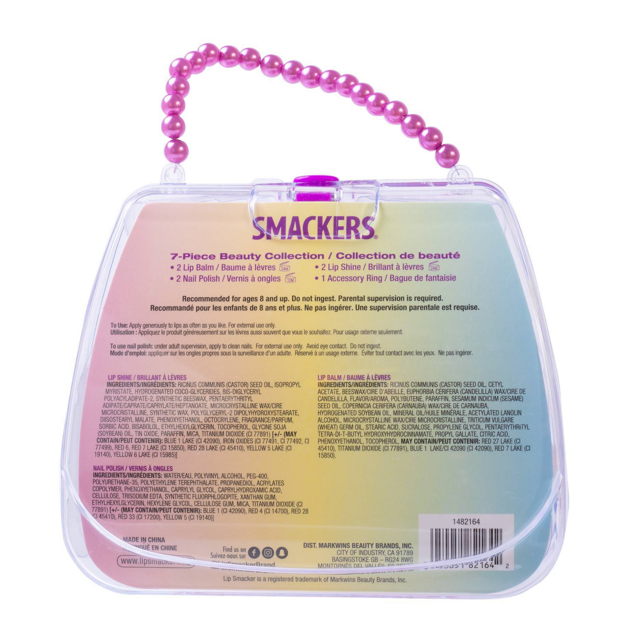 Lip Smacker Smackers Tote Bag - Unicorn - 7pc