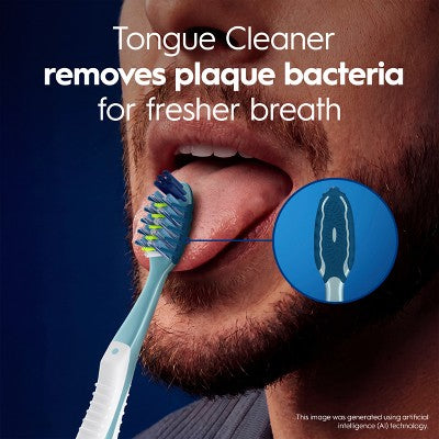 Oral-B CrossAction All-In-One Manual Toothbrush Medium