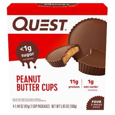 Quest Nutrition Peanut Butter Cups - 1.48oz/4ct