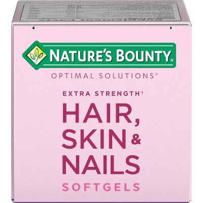 Nature's Bounty Extra Strength Hair Skin and Nails Softgels, 150ct