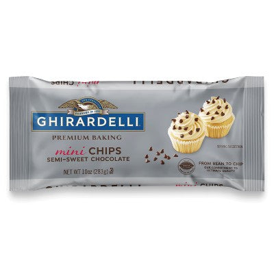 GHIRARDELLI Premium Baking Semi-Sweet Chocolate Mini Chips - 10oz