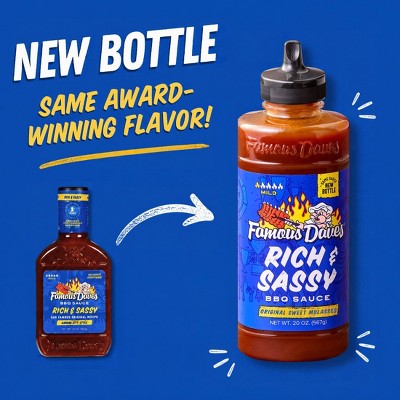 Famous Dave's Rich & Sassy Barbeque Sauce - 20oz