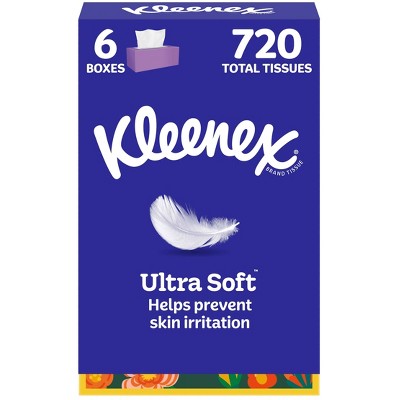 Kleenex Ultra Soft 3-Ply Facial Tissue