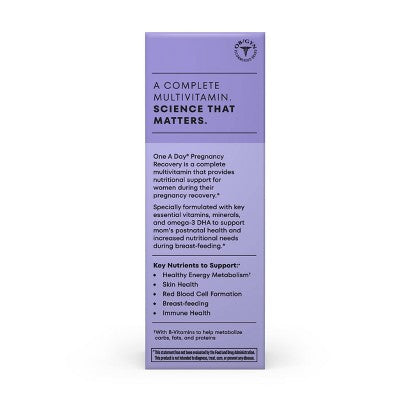 One A Day Postnatal Vitamins for Women with Folic Acid - 60ct