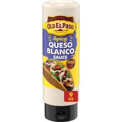 Old El Paso Squeeze Spicy Squeeze Queso Blanco - 9oz: No Artificial Flavors, No High Fructose Corn Syrup