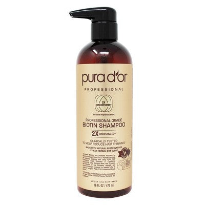 Pura d'or Professional Grade Biotin Shampoo