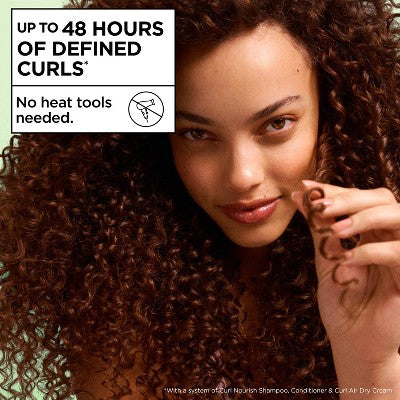 Garnier Fructis Curl Nourish Paraben- Free Infused with Coconut Oil & Glycerin For Dry Hair, Cream, Daily Use