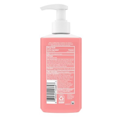 Neutrogena Oil-Free Salicylic Acid Pink Grapefruit Pore Cleansing Acne Face Wash with Vitamin C - 9.1 fl oz