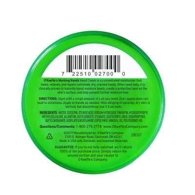 O'Keeffe's Working Hands Hand Cream Unscented