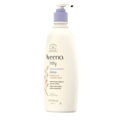 Aveeno Baby Calming Comfort Moisturizing Body Lotion - Lavender & Vanilla Scents