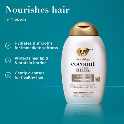 OGX  Nourishing Coconut Milk Shampoo