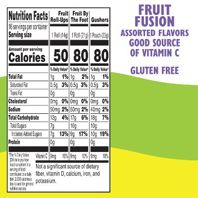 Betty Crocker Fruit Flavored Variety Fruit Snacks - 10.2oz/16ct: Gluten-Free, Cholesterol Free