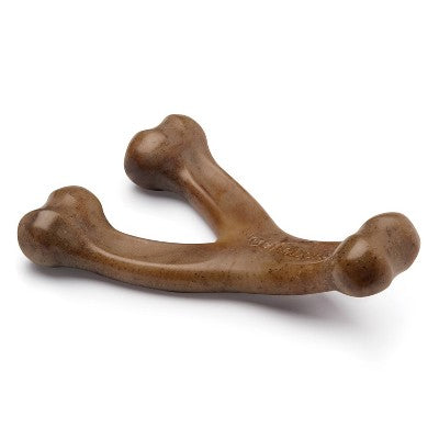 Benebone Wishbone Dog Chew Toy - Bacon - M