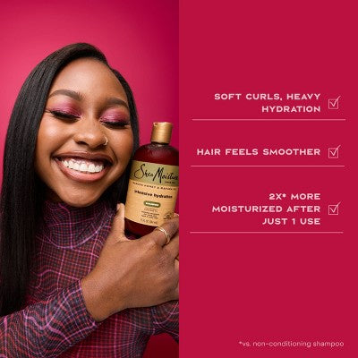 SheaMoisture Manuka Honey & Mafura Hair Oil Intensive Hydration Shampoo - 13 fl oz