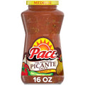 Pace Medium Picante Sauce 16oz: Gluten-Free, No Added Sugar, Vegan