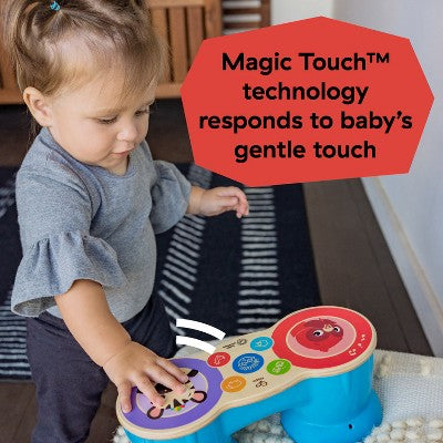 Baby Einstein Upbeat Tunes Magic Touch Wooden Drum Musical Toy