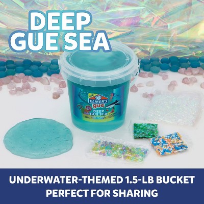 Elmer's Gue 1.5lb Deep Gue Sea Premade Slime Kit with Mix-Ins: Science Focus, Includes Storage Container & Instructions