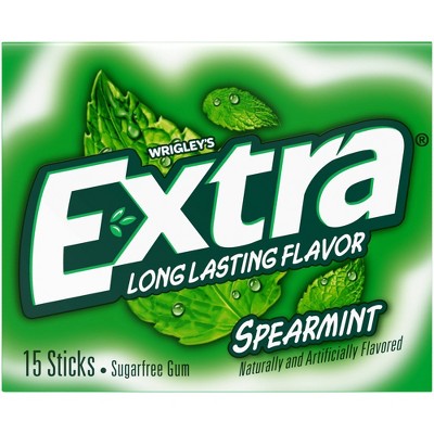 Extra Spearmint Sugar-Free Chewing Gum - 15ct