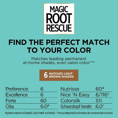 L'Oreal Paris Root Rescue Permanent Hair Color - Light Brown 6