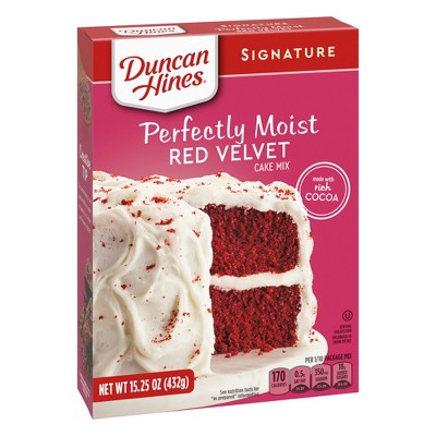 Duncan Hines Red Velvet Cake Mix - 15.25oz