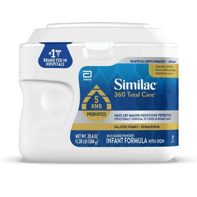 Similac 360 Total Care Non-GMO Powder Infant Formula - 20.6oz