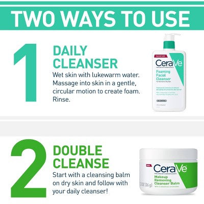 CeraVe Foaming Facial Cleanser for Oily Skin, Hyaluronic Acid, Ceramides, Niacinamide, Fragrance Free, Oil Control Face Wash, 16 fl oz