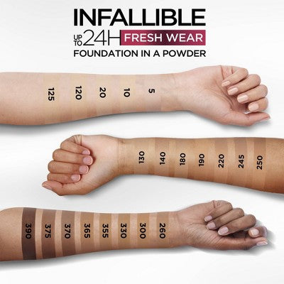 L'Oreal Paris Infallible Up to 24H Fresh Wear Foundation in a Powder - 0.31oz