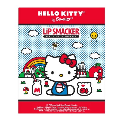 Lip Smacker Hello Kitty Beauty Book Cosmetic Set - Pink - 0.81oz/25pc