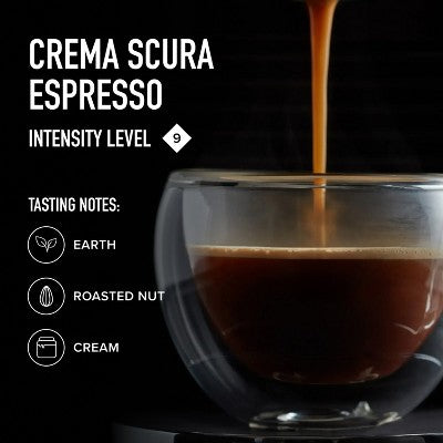 Peet's Coffee Espresso Crema Scura Medium Roast Nespresso Compatible Original Line Aluminum Coffee Capsules - 10ct
