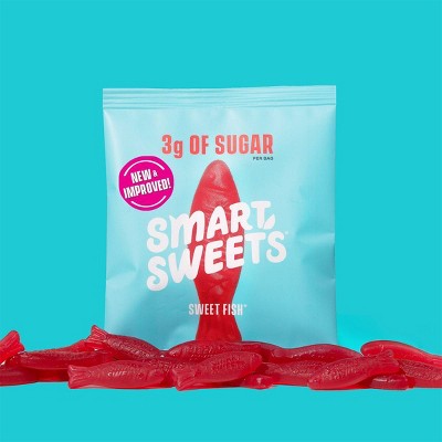 SmartSweets Sweet Fish, Soft and Chewy Candy - 1.8oz