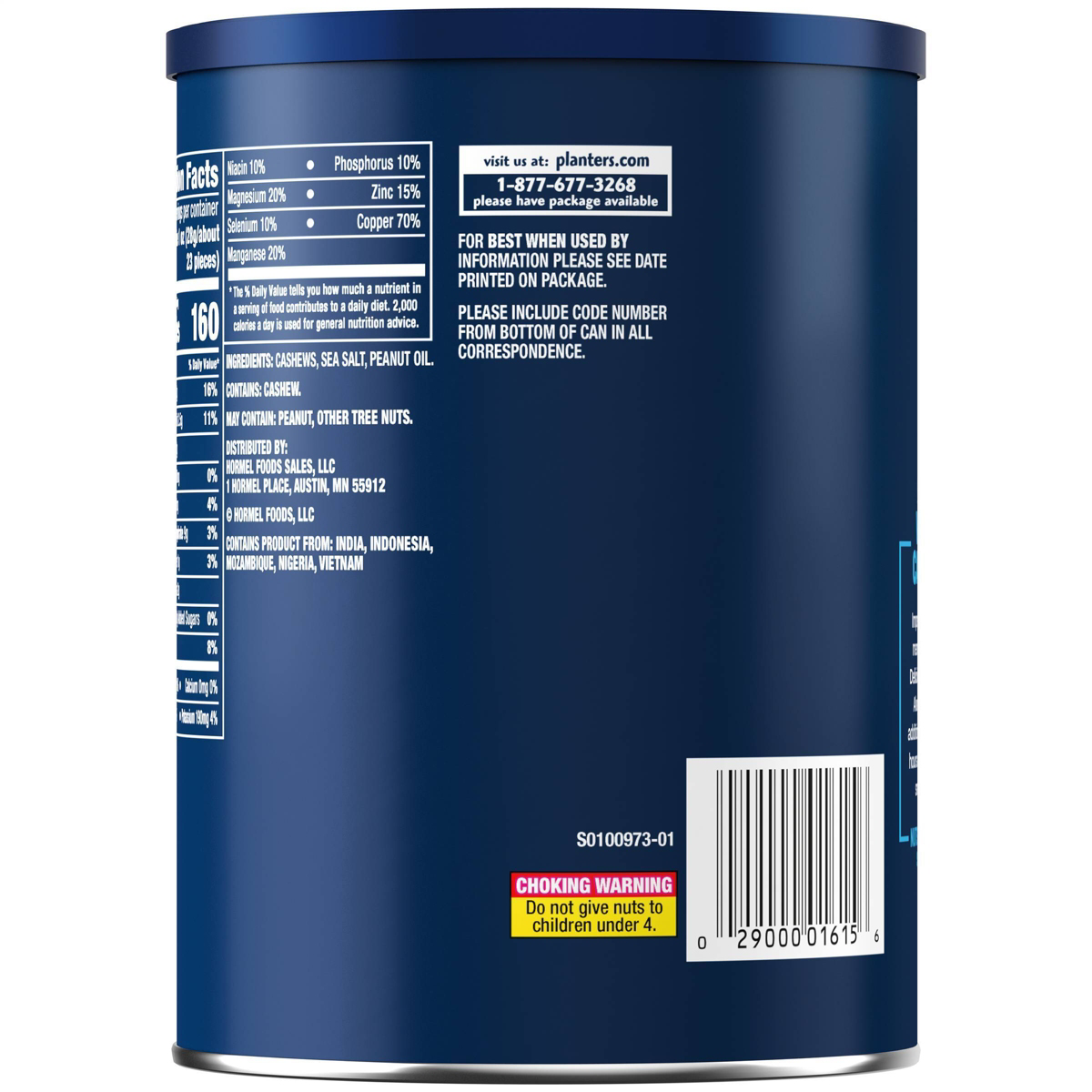 Planters Deluxe Salted Whole Cashews - 18.25oz