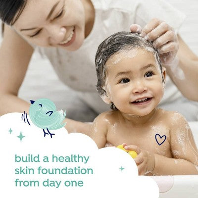 Baby Dove Fragrance Free Moisture Baby Body Wash & Shampoo Hypoallergenic for Eczema-Prone Skin