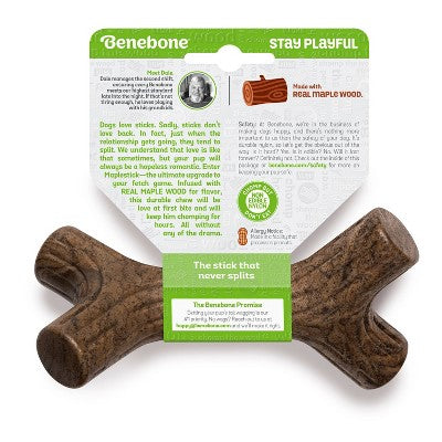 Benebone Maplestick Dog Chew Toy - Maple Wood