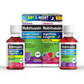 Children's Robitussin Day/Night Cough & Chest Congestion DM: 2-Pack Kids Liquid Medicine, 4 fl oz Each, Dextromethorphan