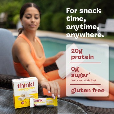 think! Lemon Delight High Protein Bars - 20g Protein - 10.5oz/5ct