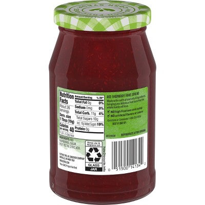 Smucker's Natural Red Raspberry Fruit Spread - 17.25oz