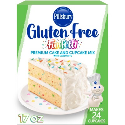Pillsbury Gluten Free Funfetti Cake Mix with Candy Bits - 17oz: Certified