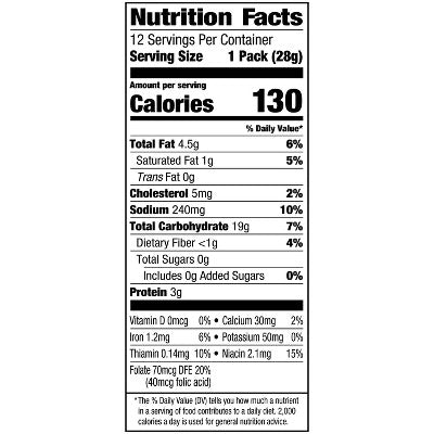 Goldfish Cheddar Crackers Snack Packs - 1oz/12ct: No Artificial Preservatives, No Artificial Flavors, No High Fructose Corn Syrup