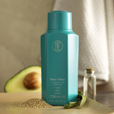 TPH By Taraji Make it Rain Deep Conditioner & Hair Detangler with Aloe Vera, Avocado Oil & Moringa Oil - 12 fl oz