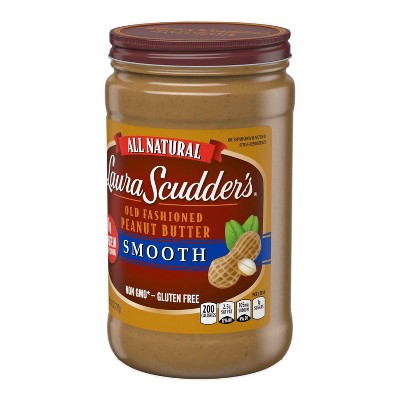 Laura Scudder's All Natural Smooth Peanut Butter - 26oz