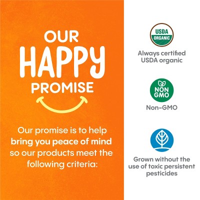 Happy Baby Organic Greek Yogis Freeze-Dried Yogurt & Fruit Baby Snacks - Strawberry Banana - 1oz