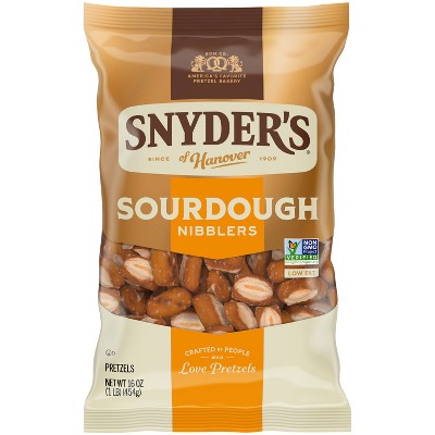 Snyder's of Hanover Pretzels Sourdough Nibblers Family Size - 16oz