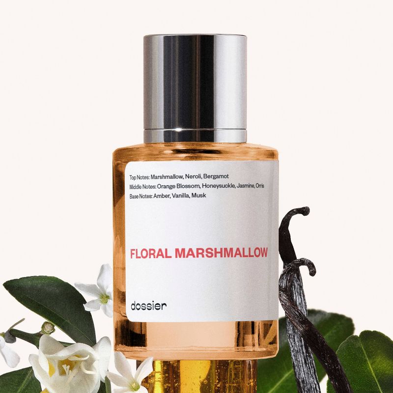 Dossier Women's Gourmand Floral Perfume, 50ml, Inspired by Love, Don't Be Shy - Floral Marshmallow