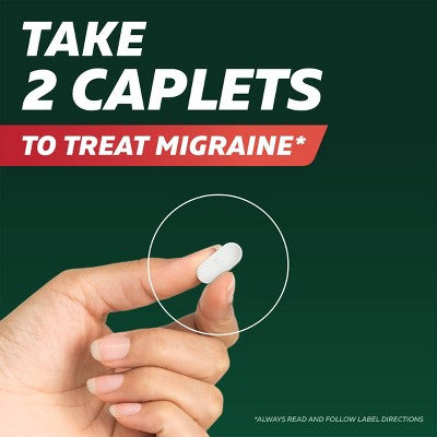 Excedrin Migraine Pain Reliever Caplets - Acetaminophen/Aspirin (NSAID)